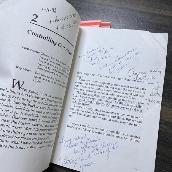 Simple‎ Object Lessons For Young Children Book Squyres 1992 Christian Education - Picture 6 of 6